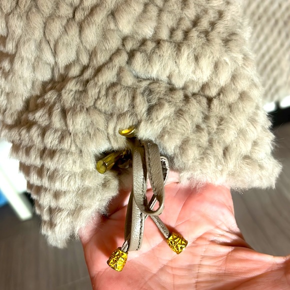 Made in Italy real rabbit fur jacket, Sz 48 (M/L) - Picture 3 of 7